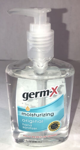 Ship Same Bus Day Germ-X Original Moisturizing Hand Sanitizer Pump 1ea 8oz Blt - Fresh Stock Dated February 2026