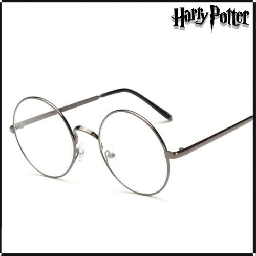 Harry Potter Glasses Round Metal Frames Clear Lens Transparent - Fresh Stock Dated December 2025