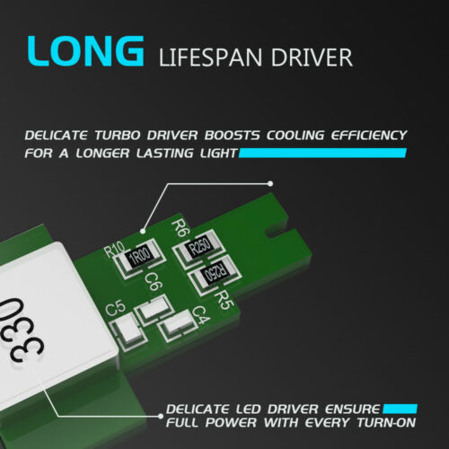 H11 H9 LED Headlight Bulbs For Harley V-Rod Muscle VRSCF 2002-2017 High/Low Beam - Fresh Stock Dated February 2026