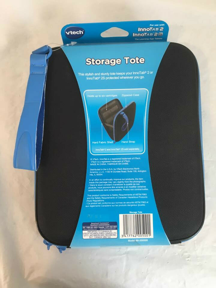 New Innotab 2/2s storage tote Case - Gray & Blue - Fresh Stock Dated February 2026