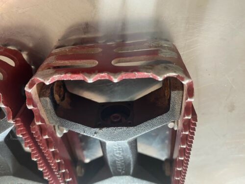 Skyway Tuff Pedals 9/16 Old School BMX PK Ripper Hutch Red - Fresh Stock Dated December 2025