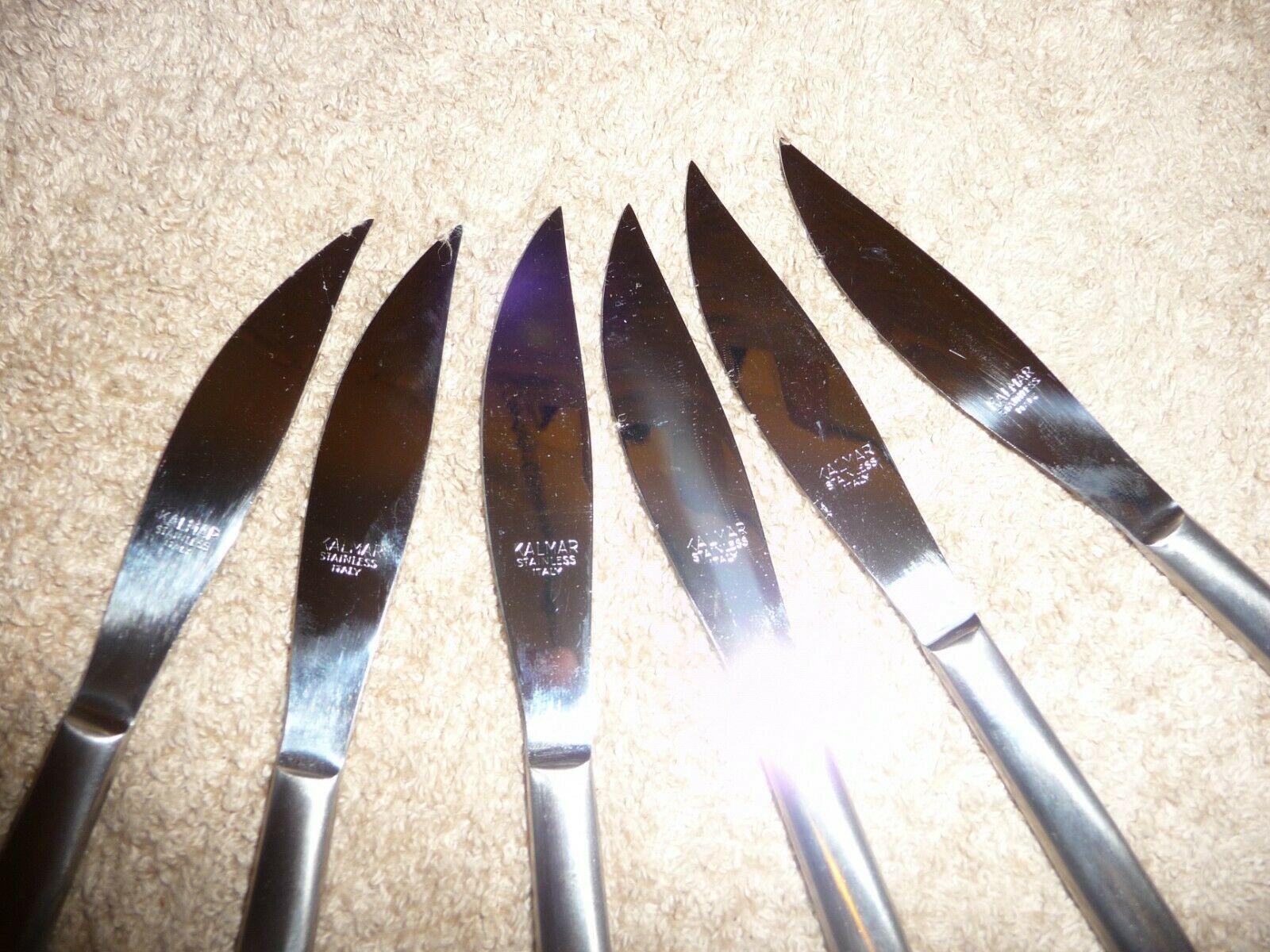 KALMAR Steak KNIVES (6) Italy MCM - Fresh Stock Dated December 2025