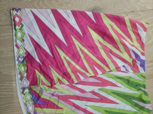 Vintage EMILIO PUCCI Formfit Rogers Colorful Slip Sheer Skirt Iconic Nylon Large - Fresh Stock Dated December 2025