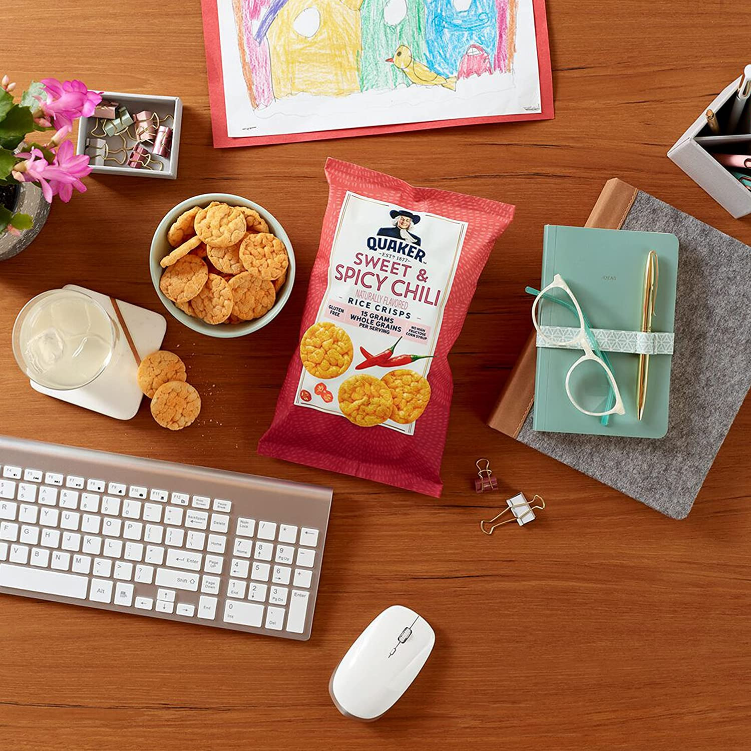 Quaker Rice Crisps, 6 Flavor Variety Pack, 12 Count - Fresh Stock Dated December 2025