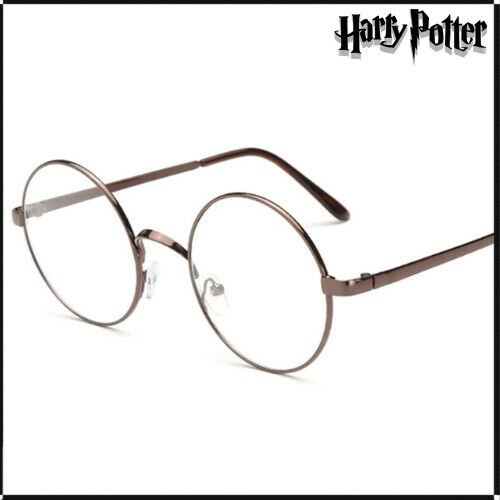 Harry Potter Glasses Round Metal Frames Clear Lens Transparent - Fresh Stock Dated December 2025