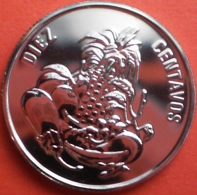 DOMINICAN REPUBLIC 10 CENTAVOS 1989 BRILLIANT UNC Dominicana Dominikanische - Fresh Stock Dated December 2025