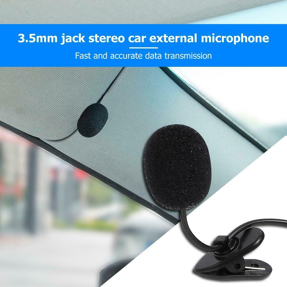 3.5 mm Stereo Jack Mini Car Microphone External Mic for Car DVD GPS Player - Fresh Stock Dated February 2026