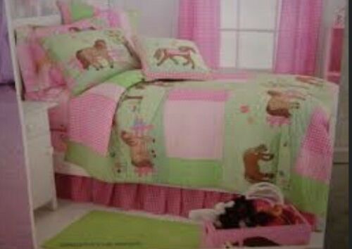 Company Store Pony Dreams Standard Pillow Sham(s) Horse Girls Room Quilted Pink - Fresh Stock Dated December 2025
