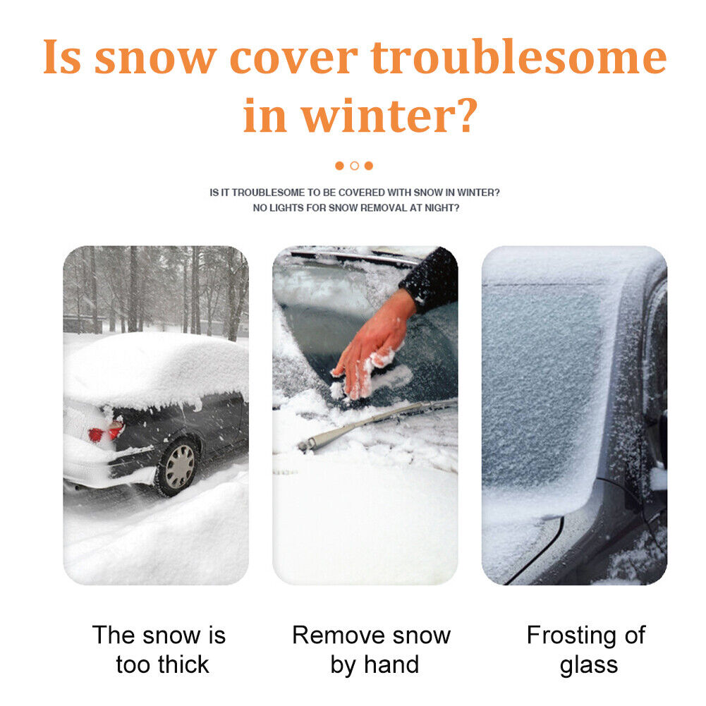 Ice Scraper Removal Tool Snow Brush Universal Truck Cleaning For Car Windshield - Fresh Stock Dated February 2026