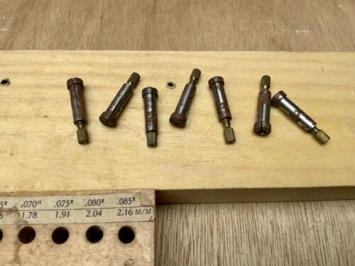 Vintage Set of Jewel Chucks - Collets, Thumb Screw Adjustable Watchmakers Tool! - Fresh Stock Dated December 2025