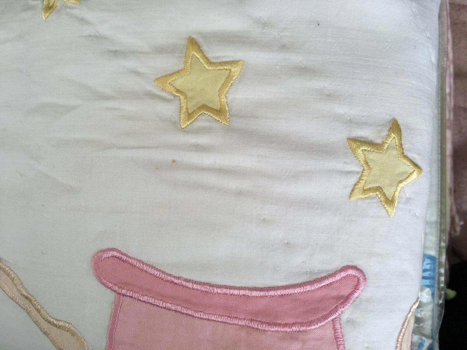 quilted SHAM  * FAIRY BALLERINAS *appliqued dancing fairies * standard * NIP - Fresh Stock Dated December 2025