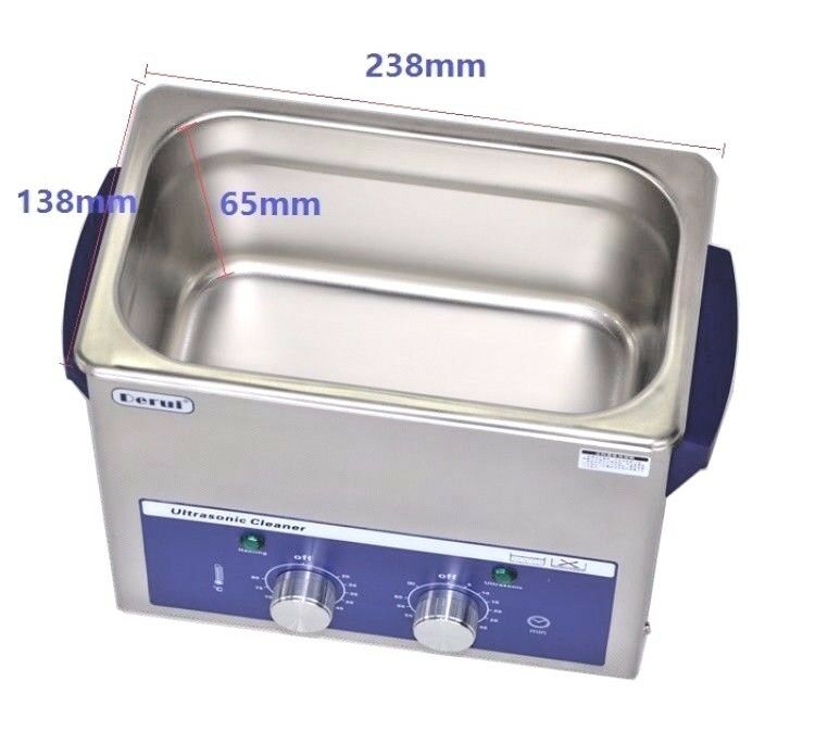 PCB Dental Lab Jewelry Ultrasonic cleaner 3L Bath With Timer Heater DR-MH30 - Fresh Stock Dated February 2026