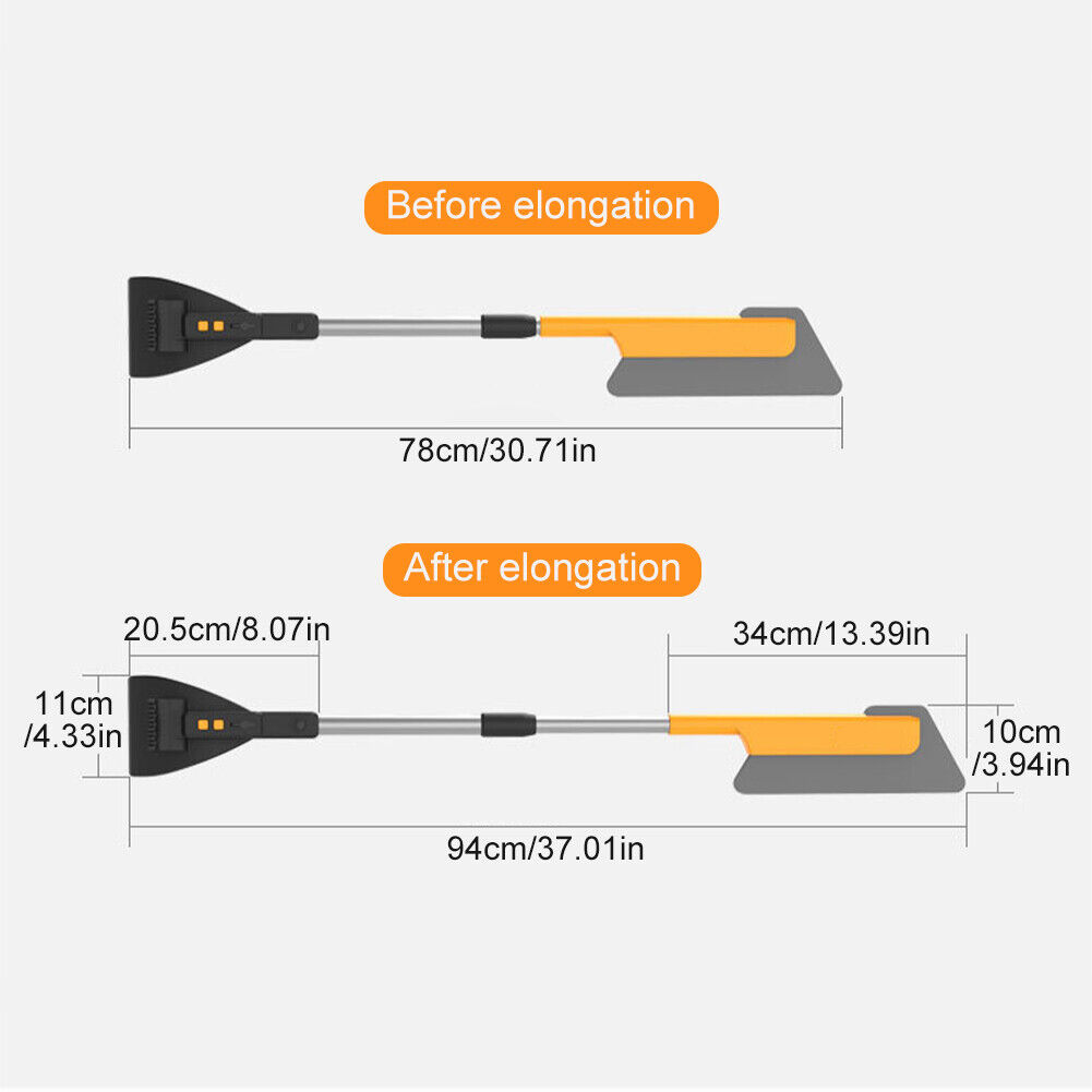 Ice Scraper Removal Tool Snow Brush Universal Truck Cleaning For Car Windshield - Fresh Stock Dated February 2026