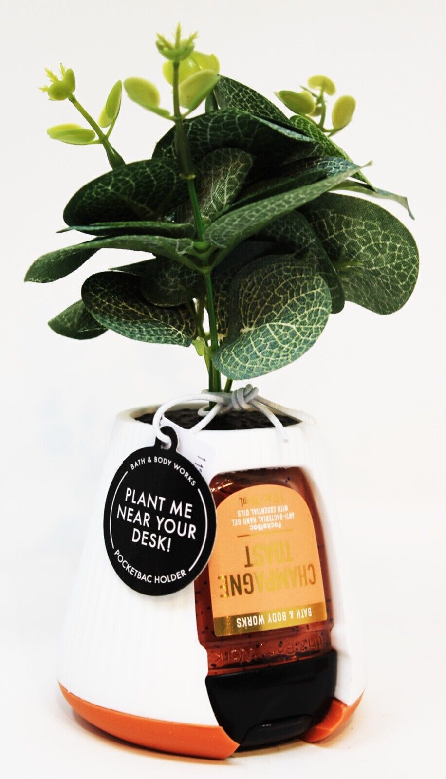 Bath & Body Works Pocketbac Holder Antibacterial Gel Hand Sanitizer Desk Plant - Fresh Stock Dated February 2026