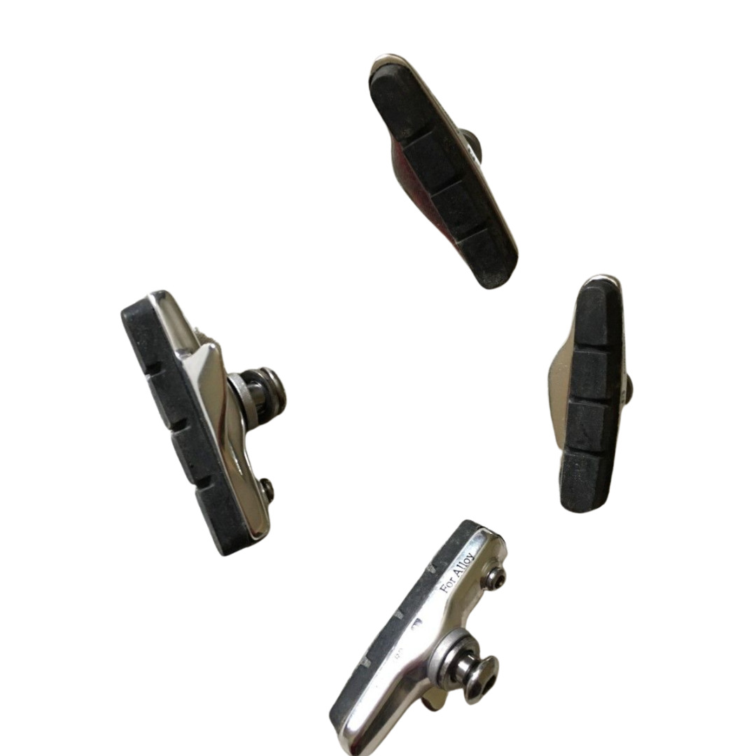Road bike Brake Pads 4pcs Insert alloy casing Rim Brake - Fresh Stock Dated February 2026