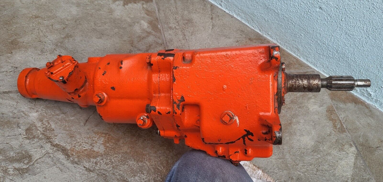 57 Chevy 3 Speed Manual Overdrive Transmission 1957 Borg Warner - Fresh Stock Dated February 2026