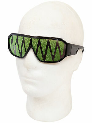 Macho Green Shark Teeth Party Shield Man Randy Savage Costume Wrestler WWF Party - Fresh Stock Dated February 2026