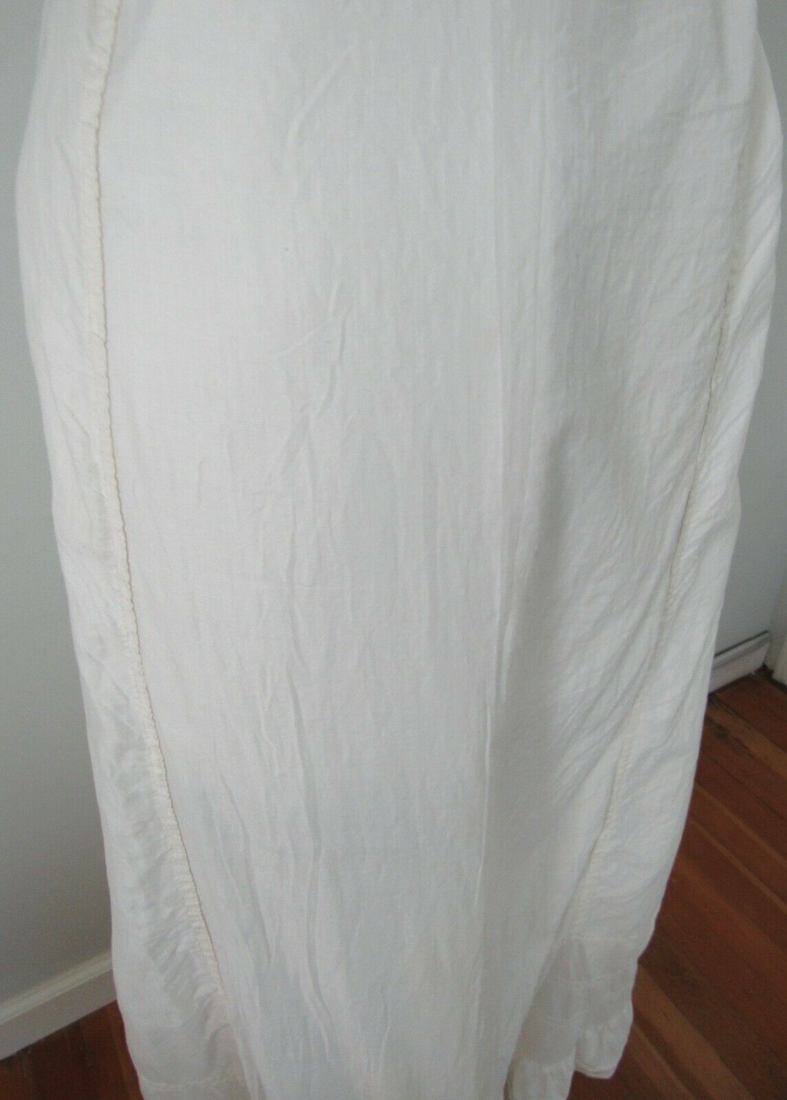 Vintage Edwardian Cotton Underskirt Altered Ruffles  Snap Closure Boho - Fresh Stock Dated December 2025