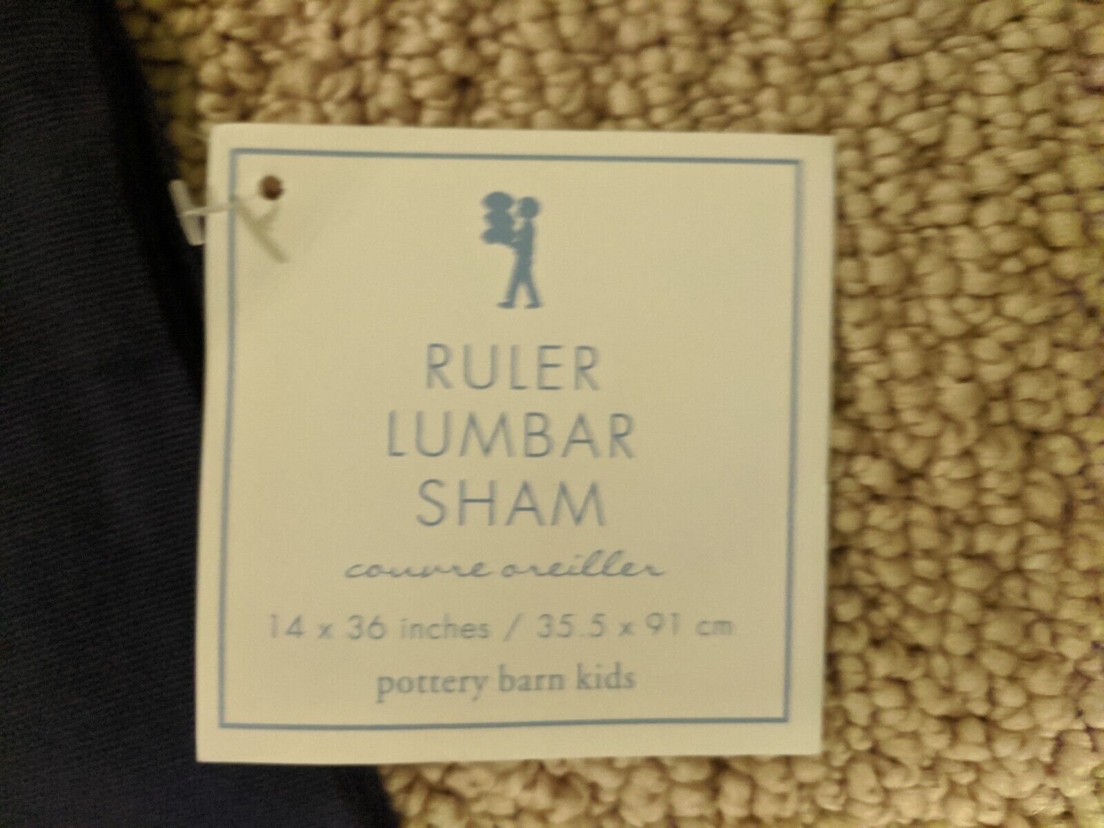 Pottery Barn Kids Lumbar Sham Pillow Cover Primary Colors ~ NEW - Fresh Stock Dated February 2026