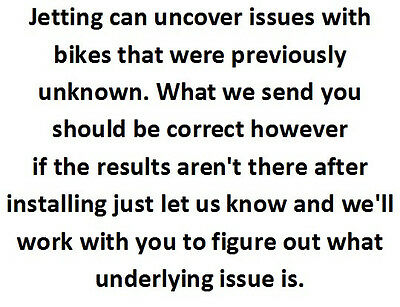 Yamaha Raptor 660 R 686 cc Big Bore Stroker Carburetor Carb Stage 1-3 7 Jet Kit - Fresh Stock Dated February 2026