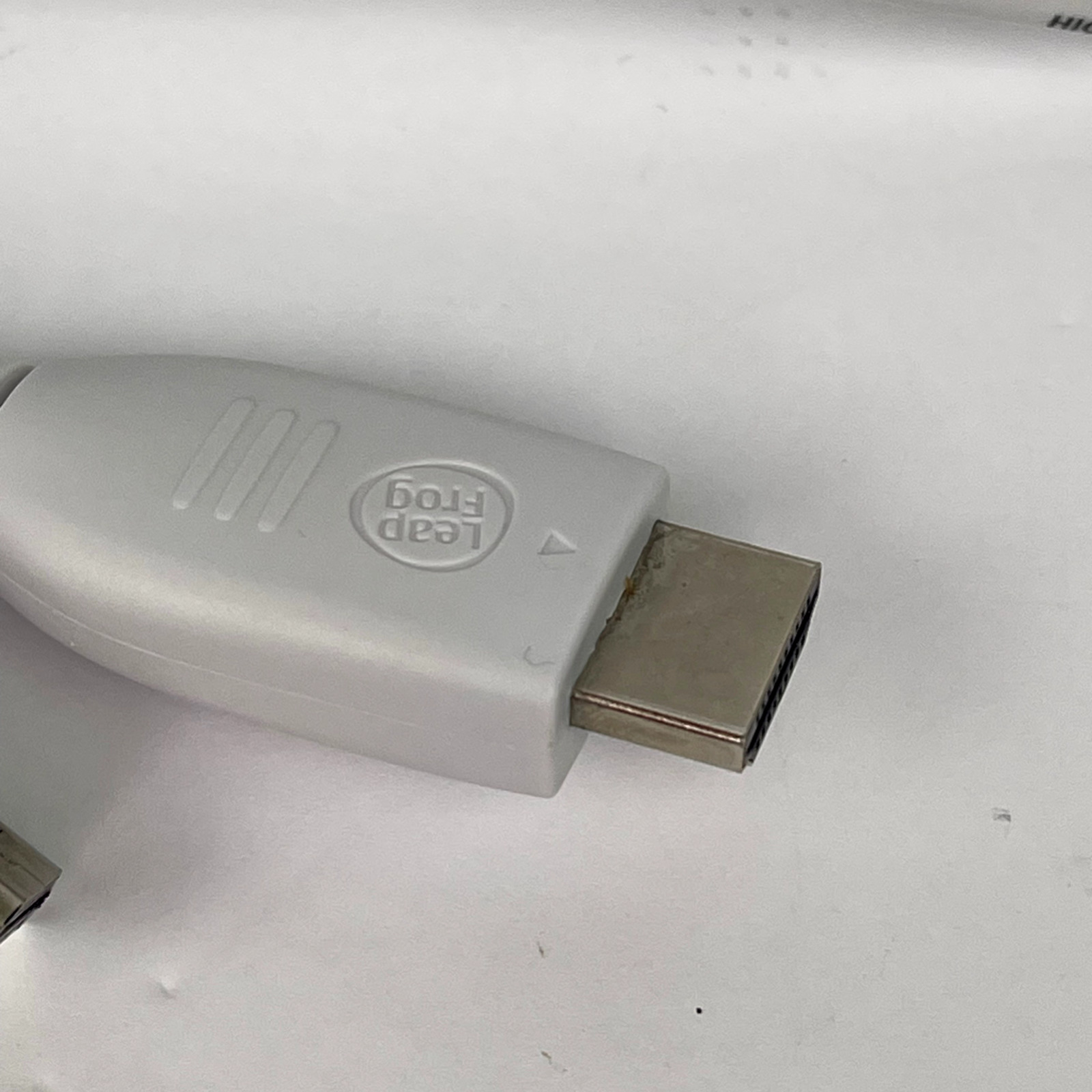 LeapFrog LEAP TV HDMI Cable Cord White 6.5 Ft LeapTV Replacement Genuine - Fresh Stock Dated February 2026