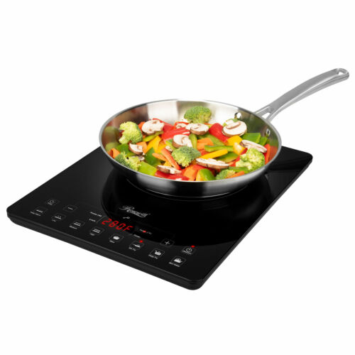 1500W Portable Induction Cooktop Countertop Burner with 15 Temp and Power Levels - Fresh Stock Dated December 2025