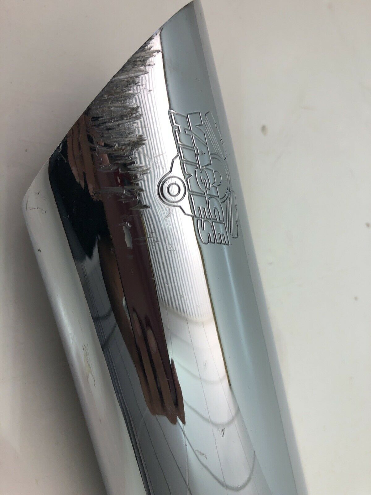 Vance & Hines Chrome Heat Shield Fits Street Bob P/N D742HC-R - Fresh Stock Dated February 2026