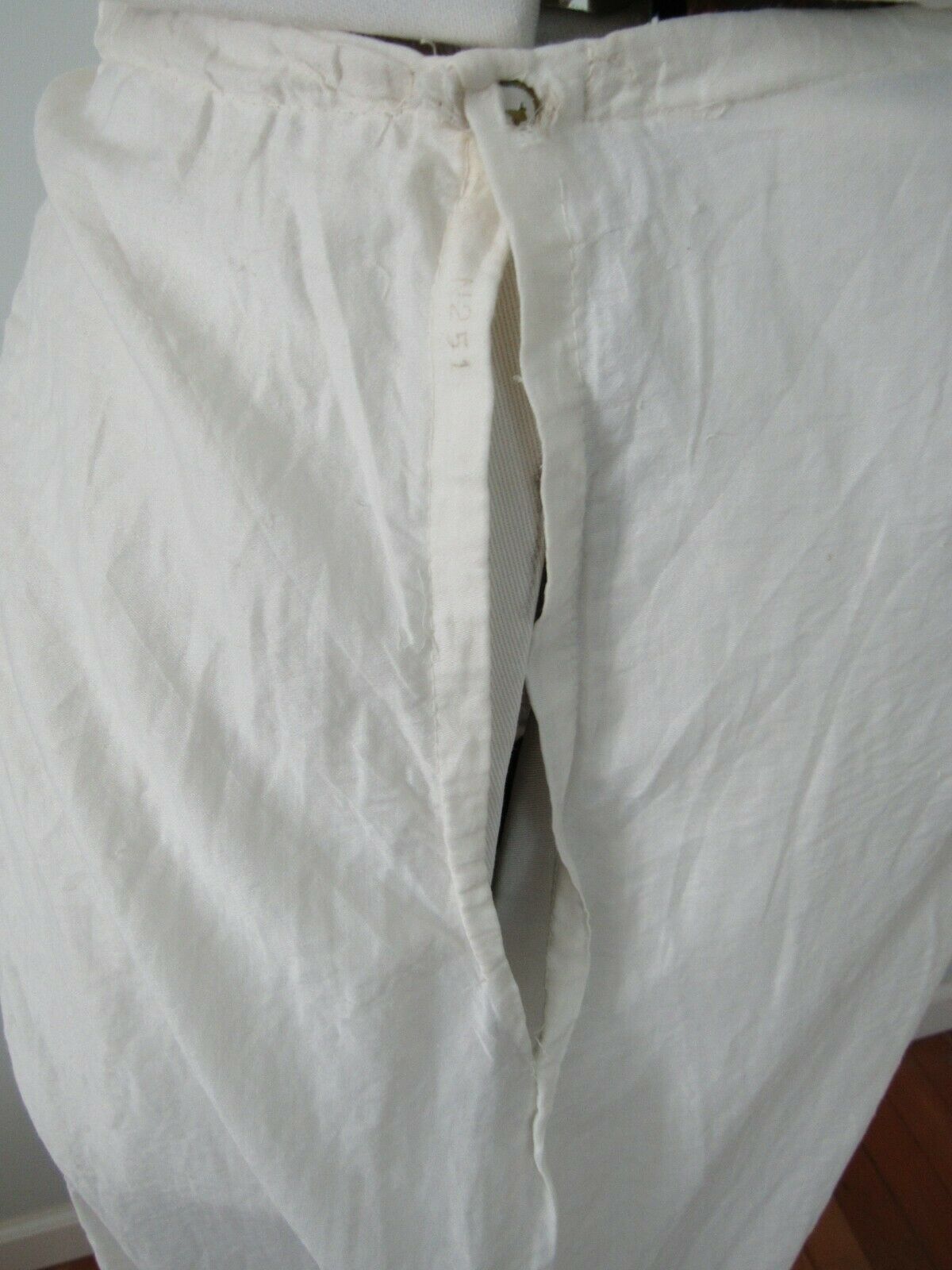 Vintage Edwardian Cotton Underskirt Altered Ruffles  Snap Closure Boho - Fresh Stock Dated December 2025