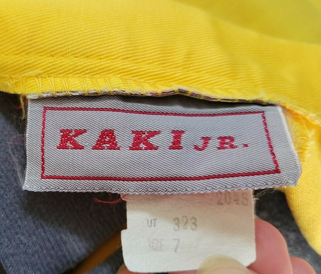 Vintage Bright Yellow Trumpet Pleated Skirt - Fresh Stock Dated March 2026