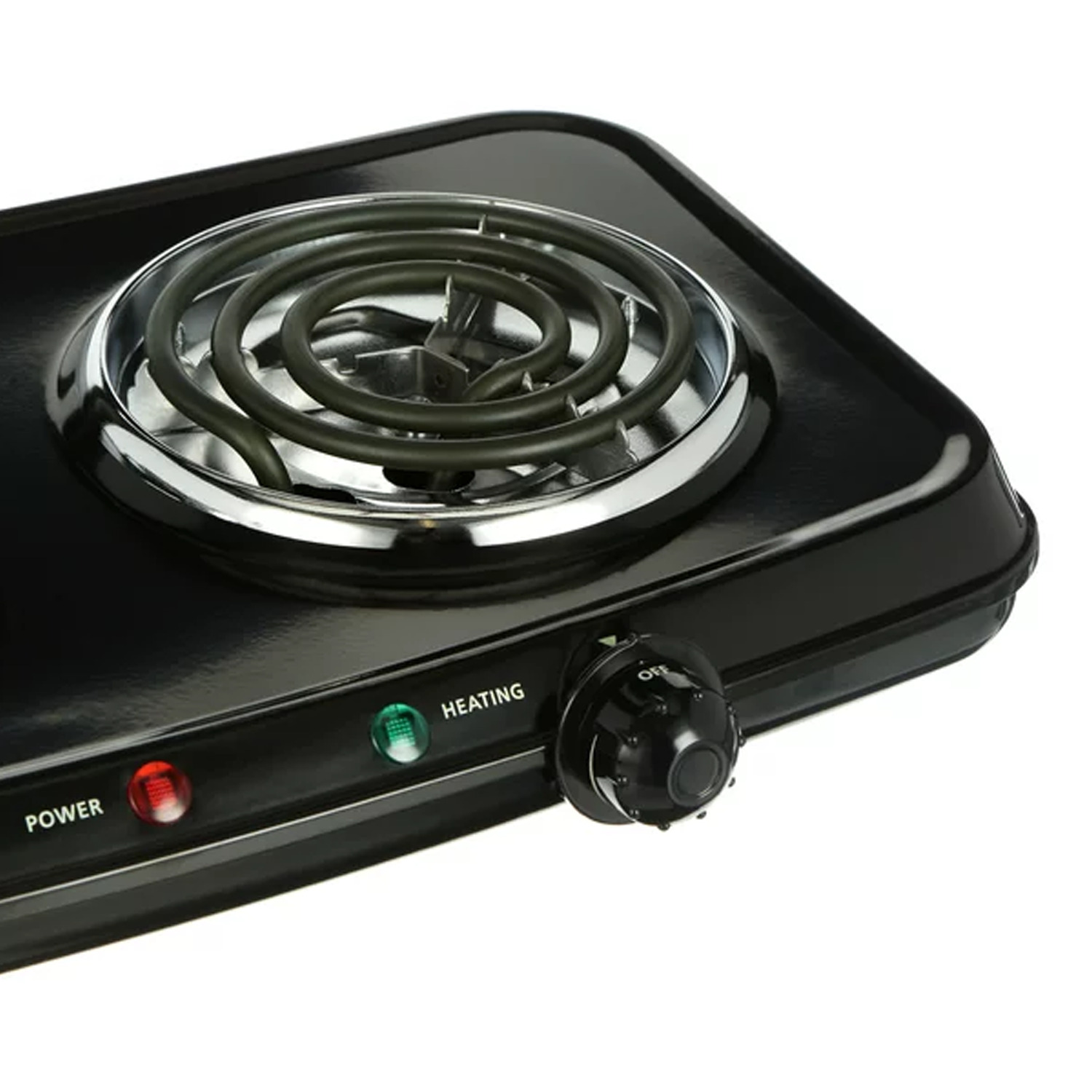 Mainstays Double Burner, 120V~ 1800W, Portable, Easy to Cook, Elegant Classic De - Fresh Stock Dated December 2025