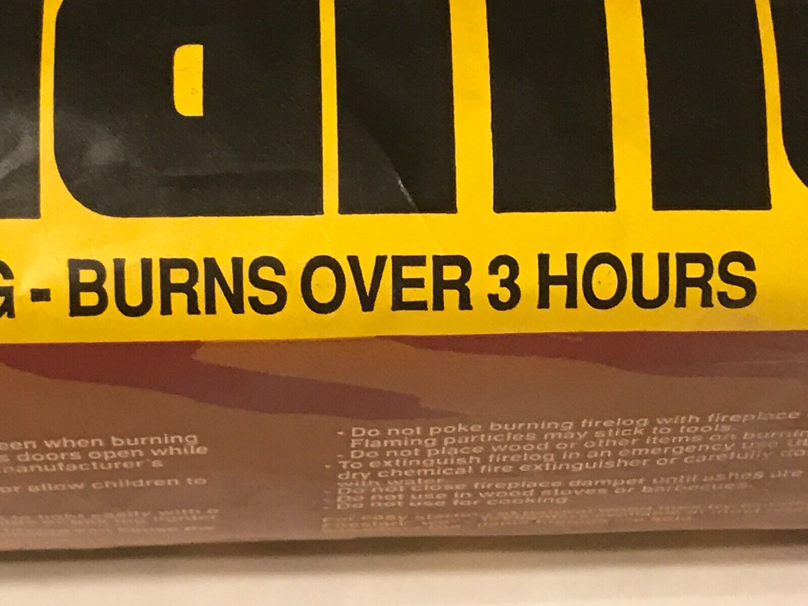 1994 Giant Size DURAFLAME 6 Pound 3 Hour Firelog - Fresh Stock Dated December 2025