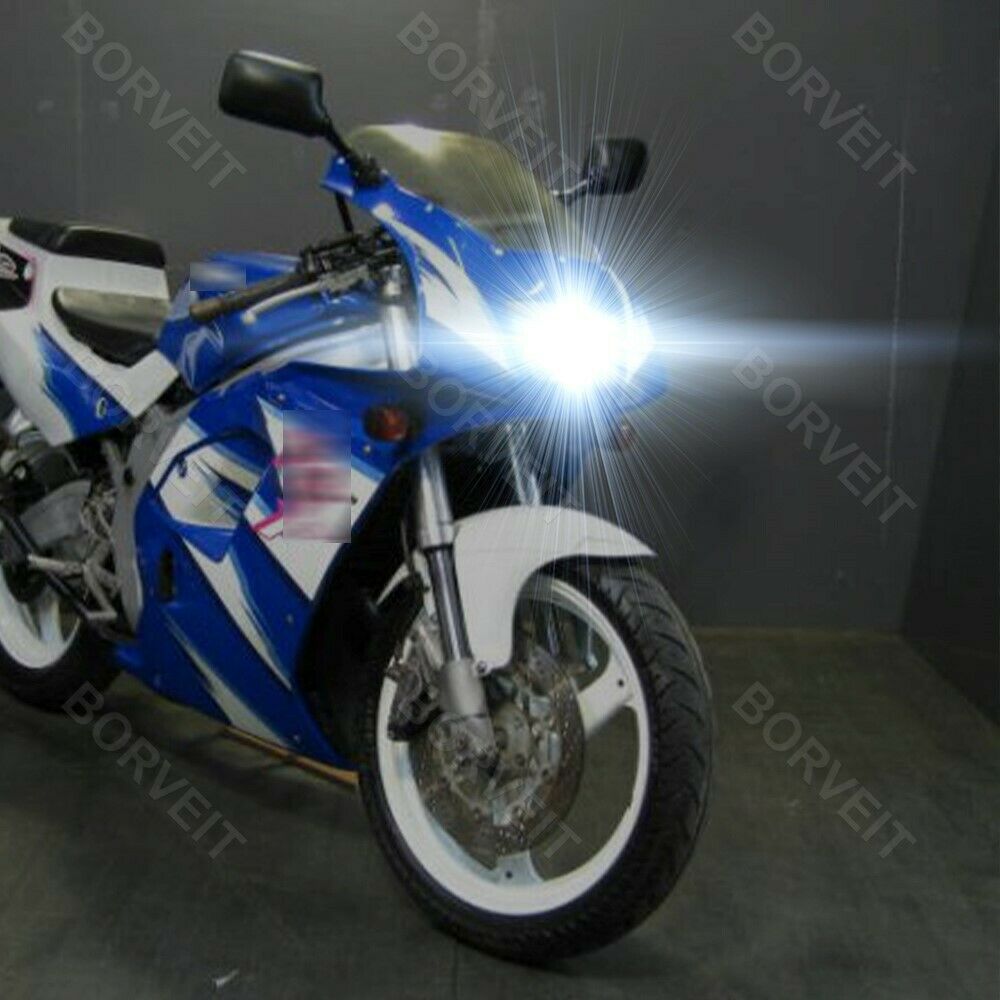 2x 100W White LED Bulbs Headlight High Low Beam Kit For Ktm Rc390 2015-2019 - Fresh Stock Dated February 2026