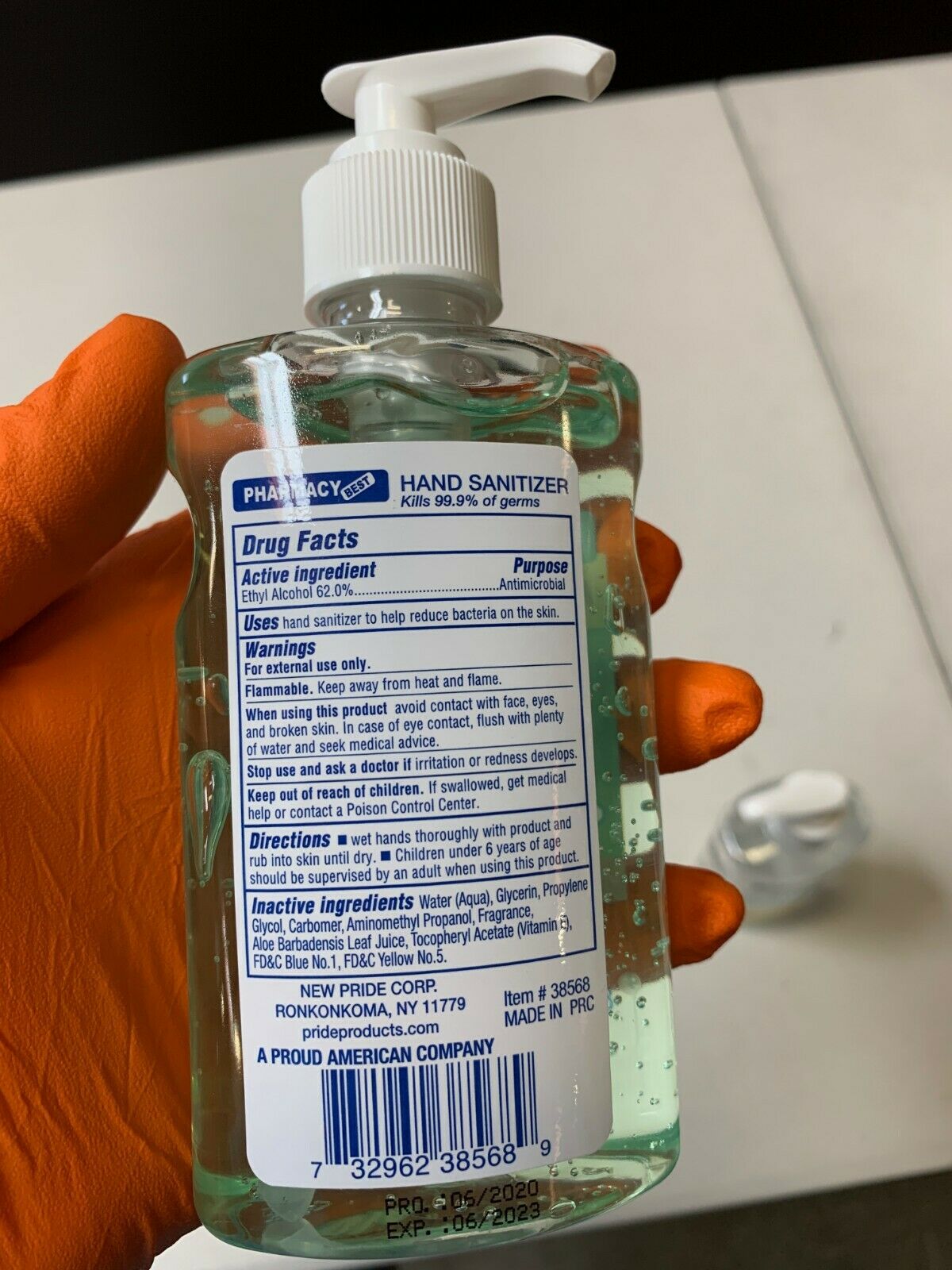 Pharmacy BEST  Hand Sanitizer 8 FL OZ / 236ml Kliss 99.9 %of Germs w/moisturizer - Fresh Stock Dated February 2026