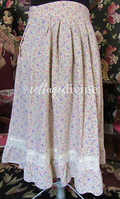 Wildflower Meadow Calico Gunne Sax Gunnies Vtg 1970s Prairie Skirt, Size 9 - Fresh Stock Dated February 2026