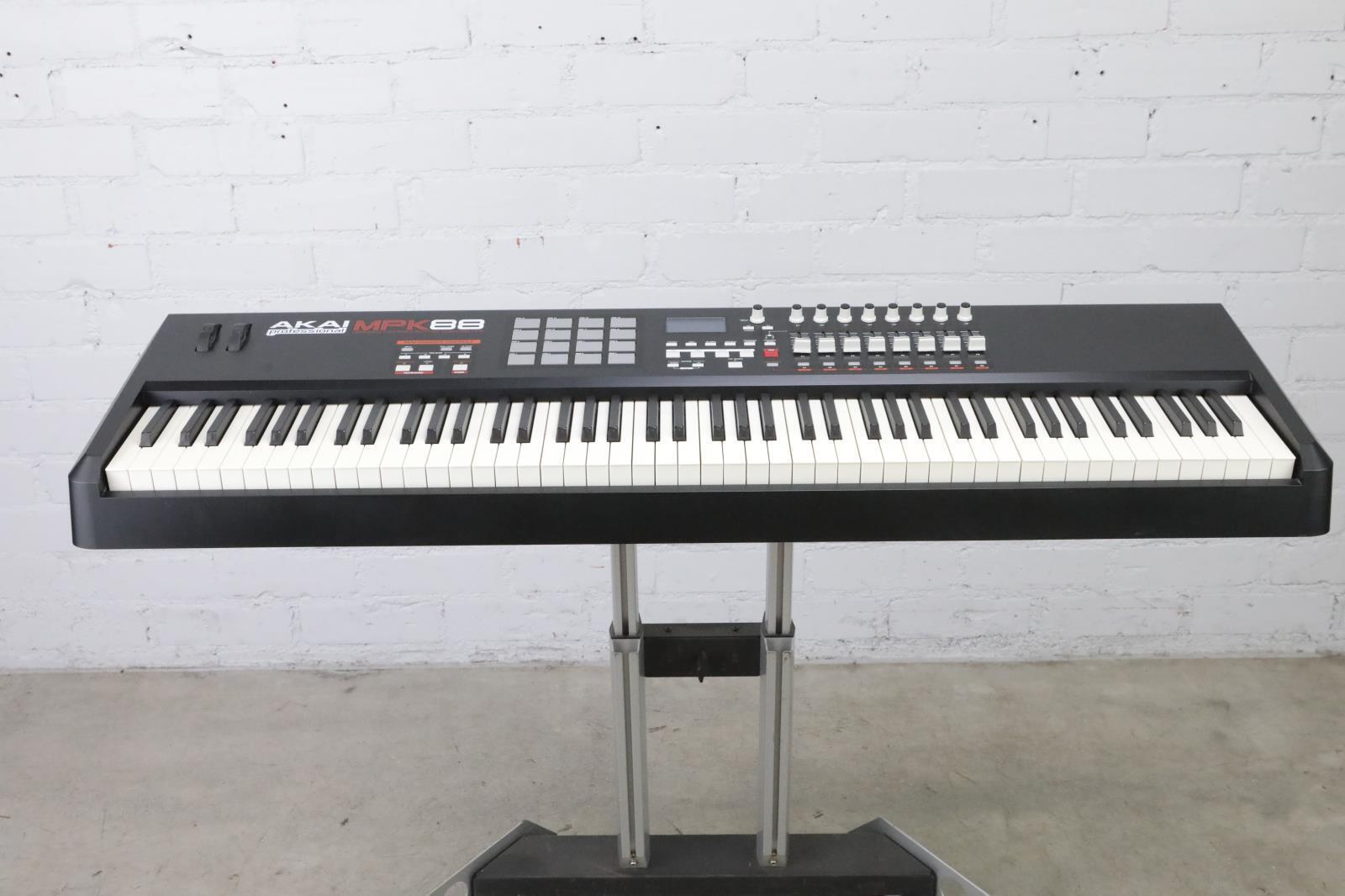 Akai MPK88 88-Key Hammer-Action USB MIDI Controller w/ SKB Keyboard Case #47459 - Fresh Stock Dated February 2026