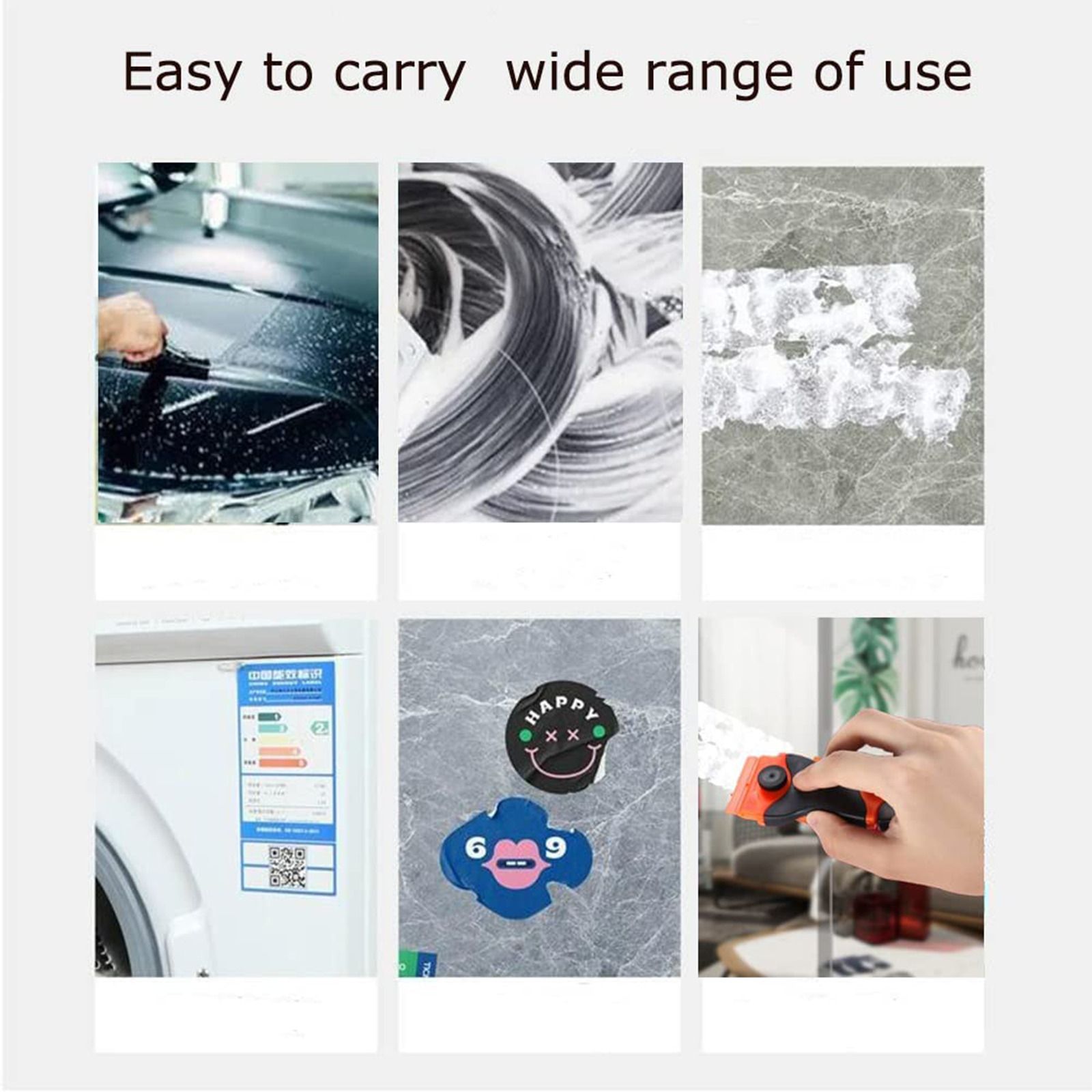 Mini Razor Blade Scraper Removal Sticker Glue Plastic Double Edged Hand Tools - Fresh Stock Dated February 2026