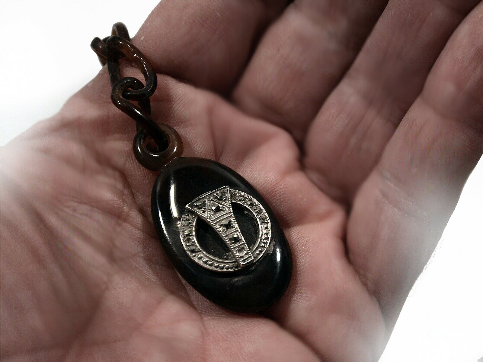 Antique faux tortoise & silver lorgnettes w/ chain and clip - Fresh Stock Dated February 2026