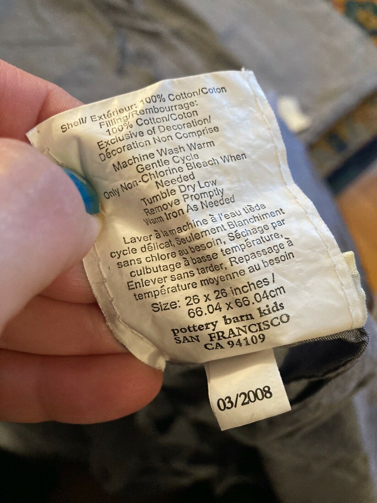 POTTERY BARN KIDS Police Dept Quilted 31