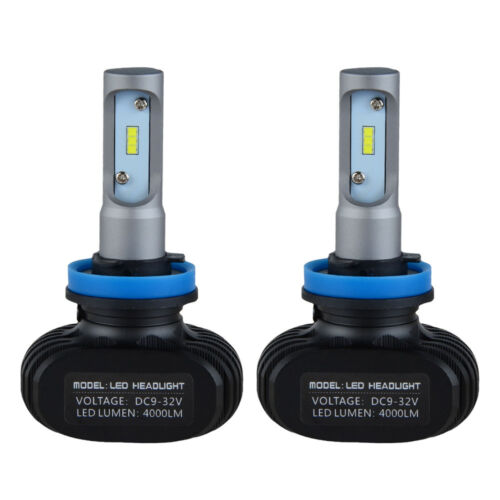 H9 H8 H11 For Kawasaki Ninja ZX10R 2006-2010 LED Headlight Bulbs High Low Beam - Fresh Stock Dated February 2026