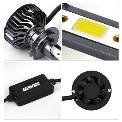 2pc H7 100W 11000LM LED Headlights Headlamp bulbs for Pontiac Trans Am 1998-2002 - Fresh Stock Dated February 2026