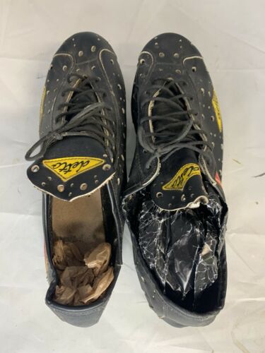Vintage Black Detto Special Bicycle Racing Shoes Size 45 Breathable Lace Cycling - Fresh Stock Dated December 2025
