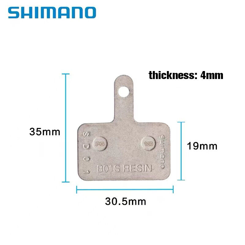 2 Pair Shimano B01S Disc Brake Pads Resin MTB for M315 MT200 Acera Altus Deore - Fresh Stock Dated February 2026