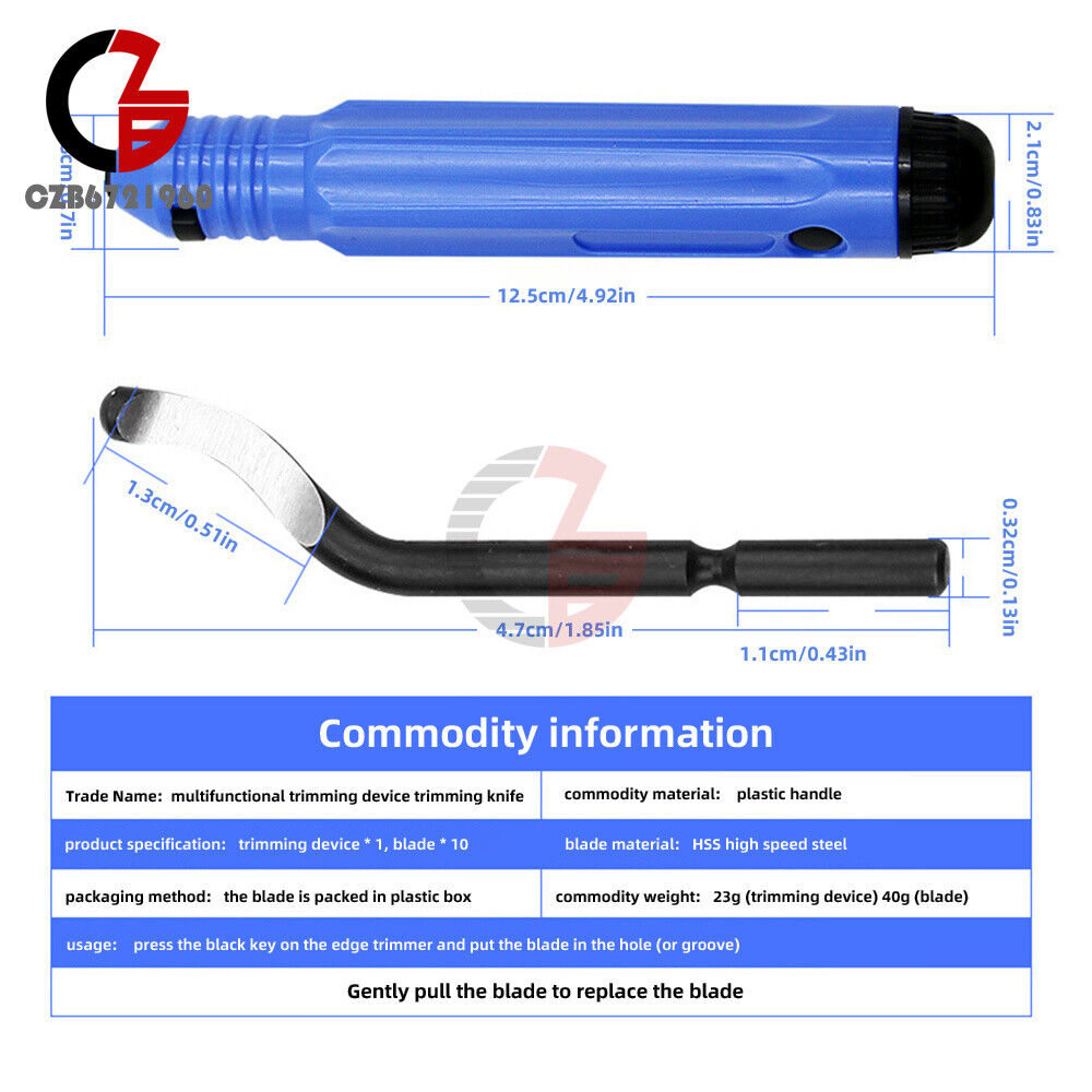 Burr Knife NB1100 Scraper BS1010 Blades Trimming Neaten Deburring Head Cutter - Fresh Stock Dated February 2026