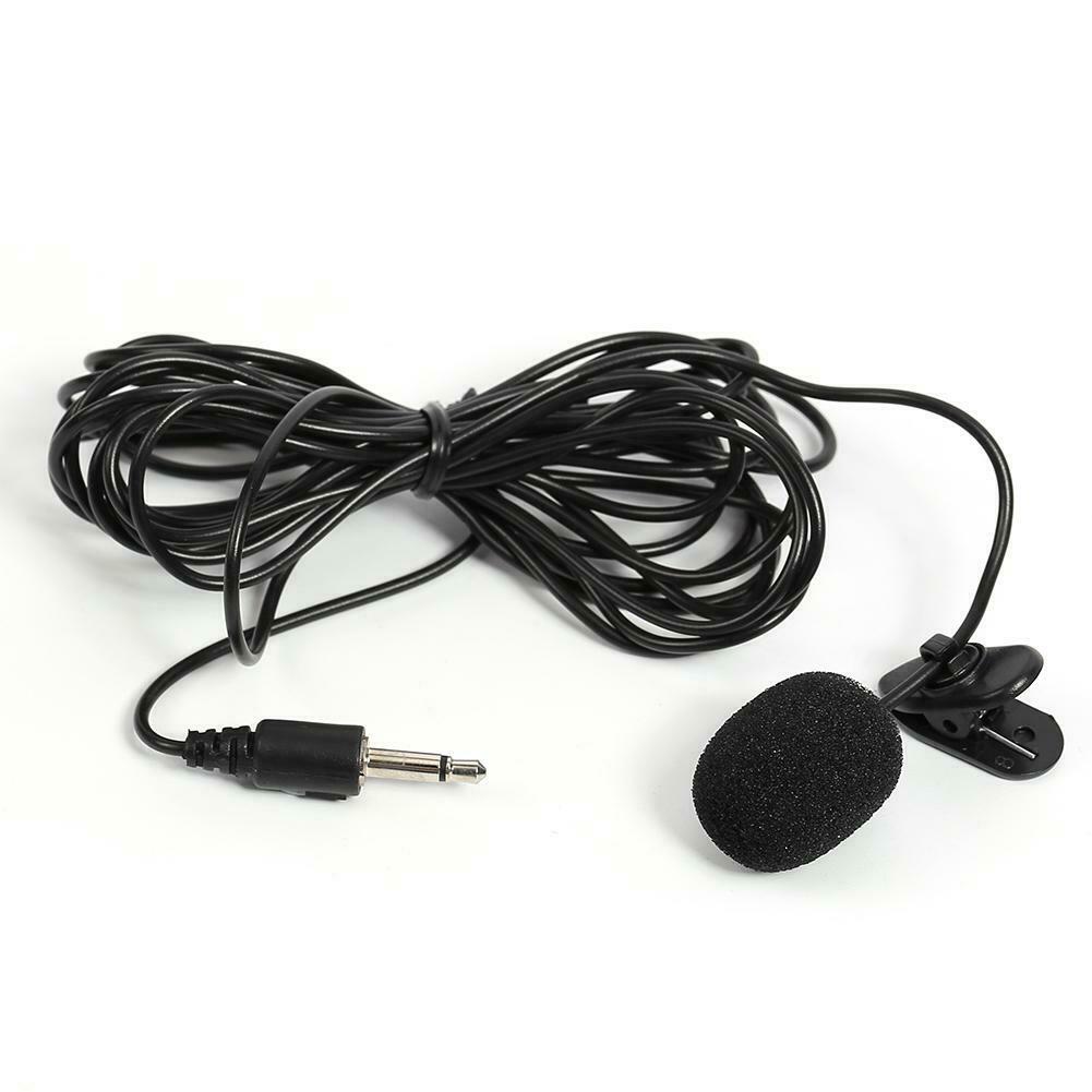 3.5 mm Stereo Jack Mini Car Microphone External Mic for Car DVD GPS Player - Fresh Stock Dated February 2026