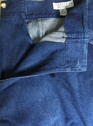 True Vintage Cambridge Dry Goods Full Length Denim Buckle & Pockets Skirt Sz 10 - Fresh Stock Dated February 2026