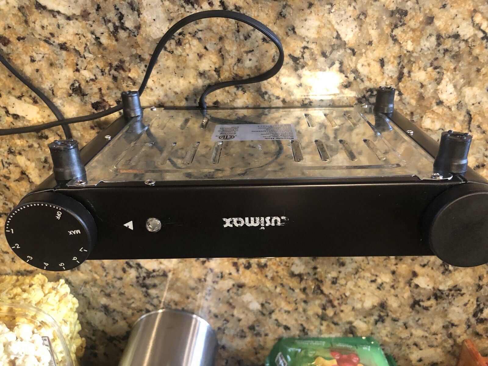 Induction Cooktop, CUSIMAX 1200W. 7” - Fresh Stock Dated February 2026