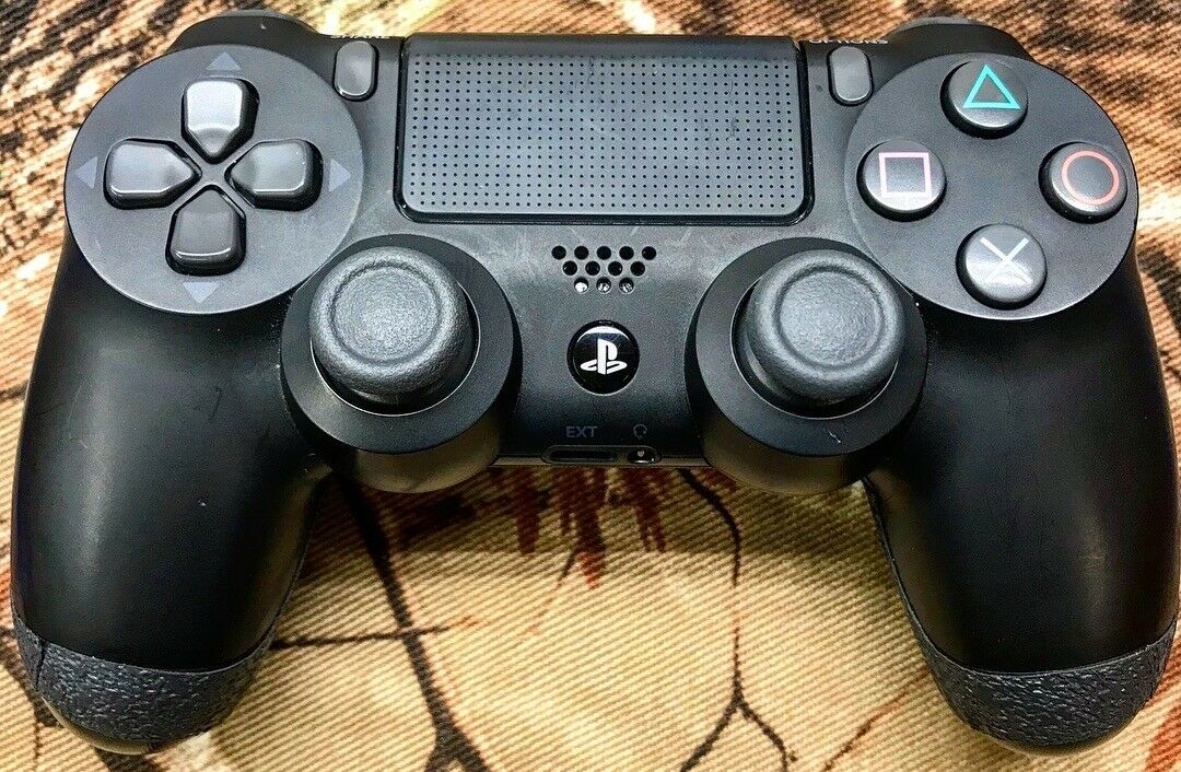 Black textured rubber grip tape overlay for Sony Playstation 4 / PS4 controller - Fresh Stock Dated December 2025