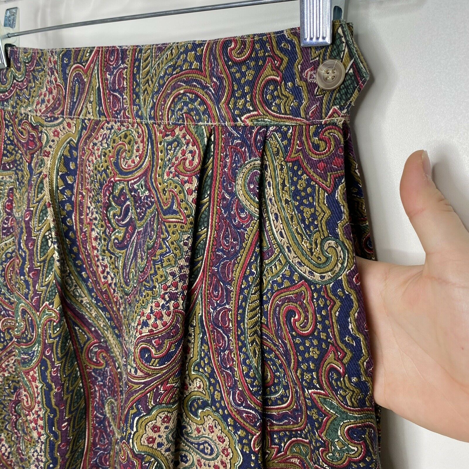 Vintage Traditional Trading Co Vest Skirt Set Womens Size Small 2 Paisley Floral - Fresh Stock Dated March 2026