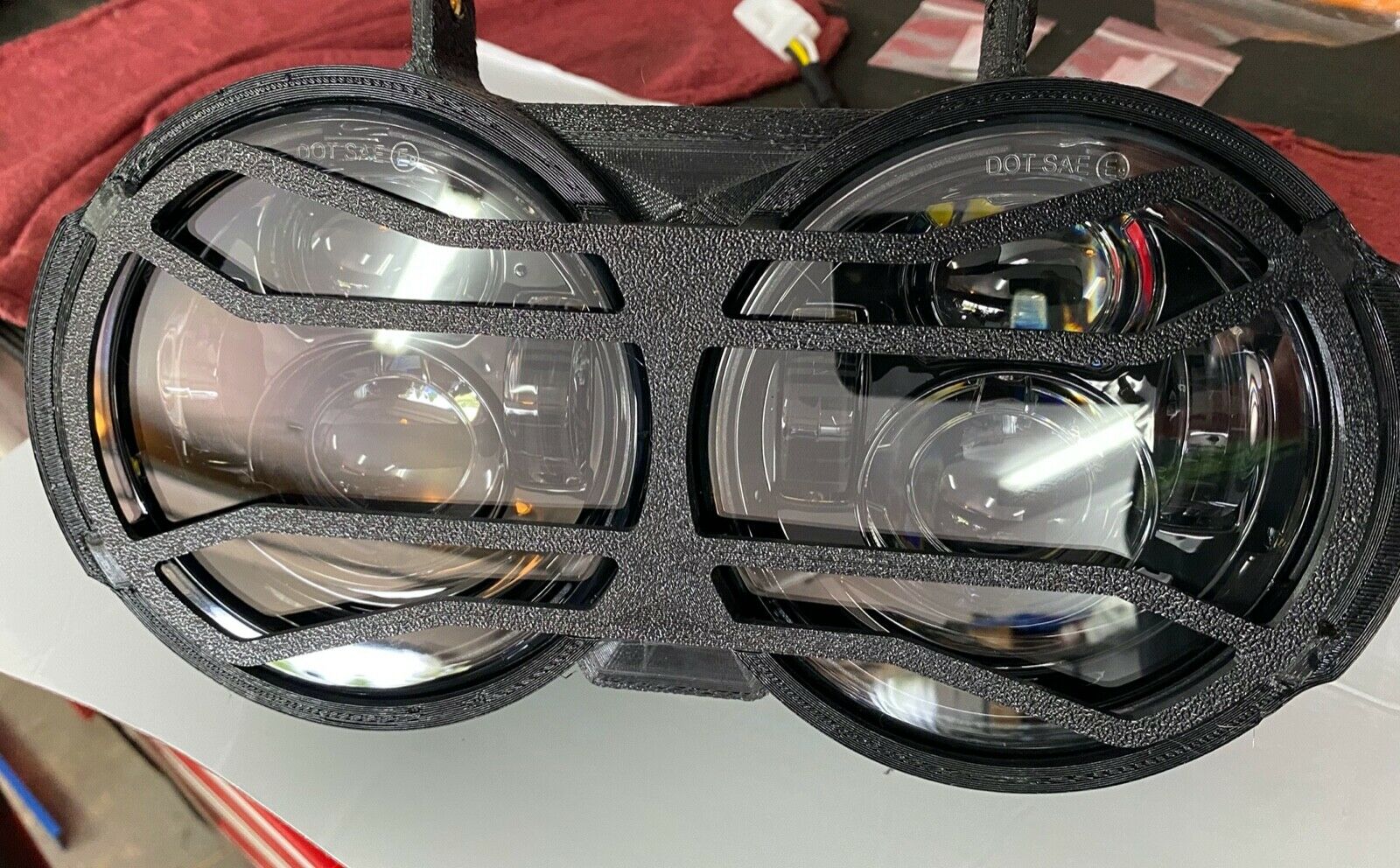 Buell XB Headlight Grille for Lightning LED Headlight module (read description) - Fresh Stock Dated February 2026