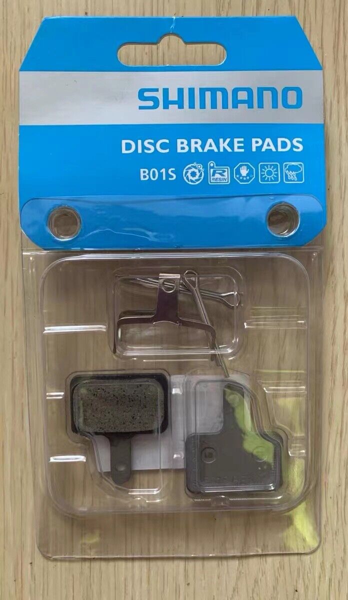 2 Pair Shimano B01S Disc Brake Pads Resin MTB for M315 MT200 Acera Altus Deore - Fresh Stock Dated February 2026